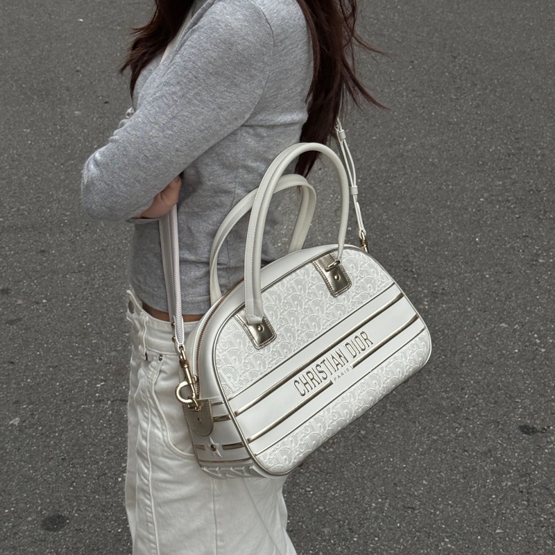 【超!級!新】 Dior Hobo Bowling 超限量款 老花保齡球包 (專櫃155,000)-4