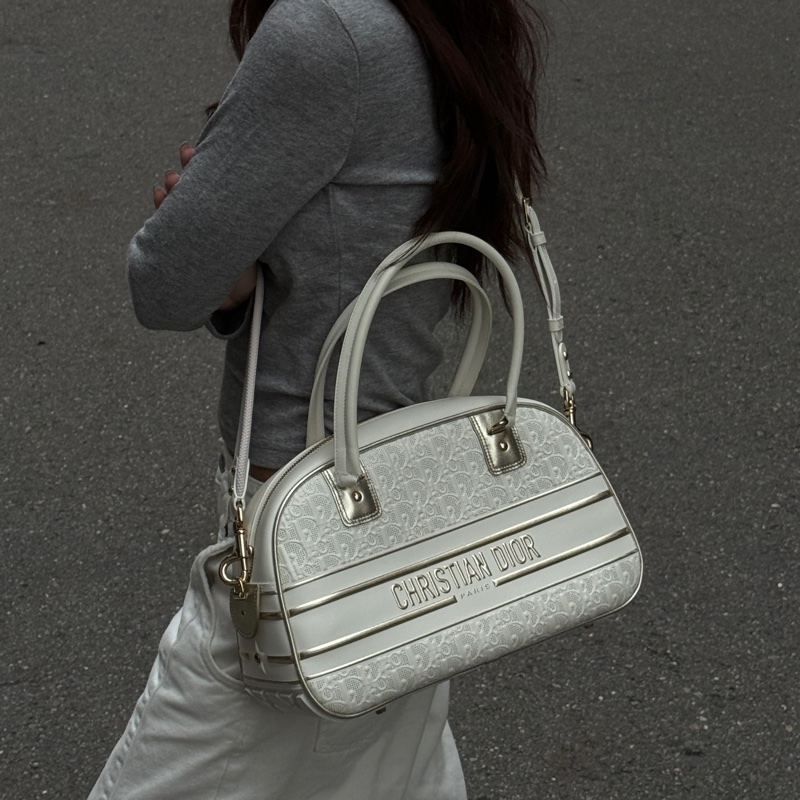 【超!級!新】 Dior Hobo Bowling 超限量款 老花保齡球包 (專櫃155,000)-5