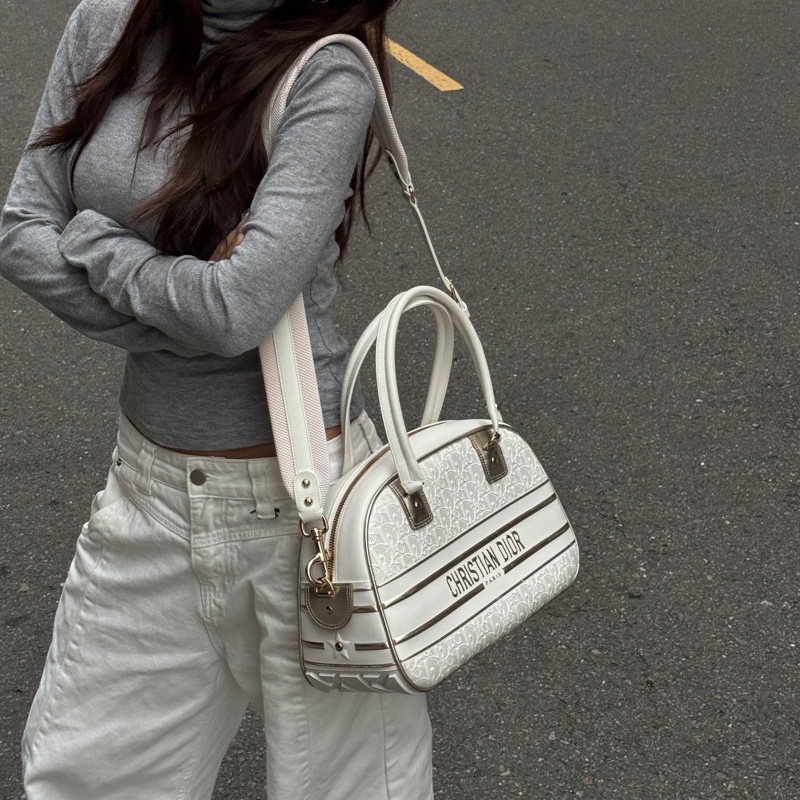 【超!級!新】 Dior Hobo Bowling 超限量款 老花保齡球包 (專櫃155,000)-6