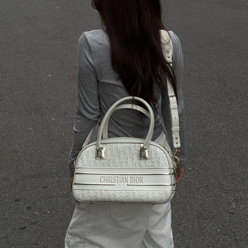 【超!級!新】 Dior Hobo Bowling 超限量款 老花保齡球包 (專櫃155,000)-7