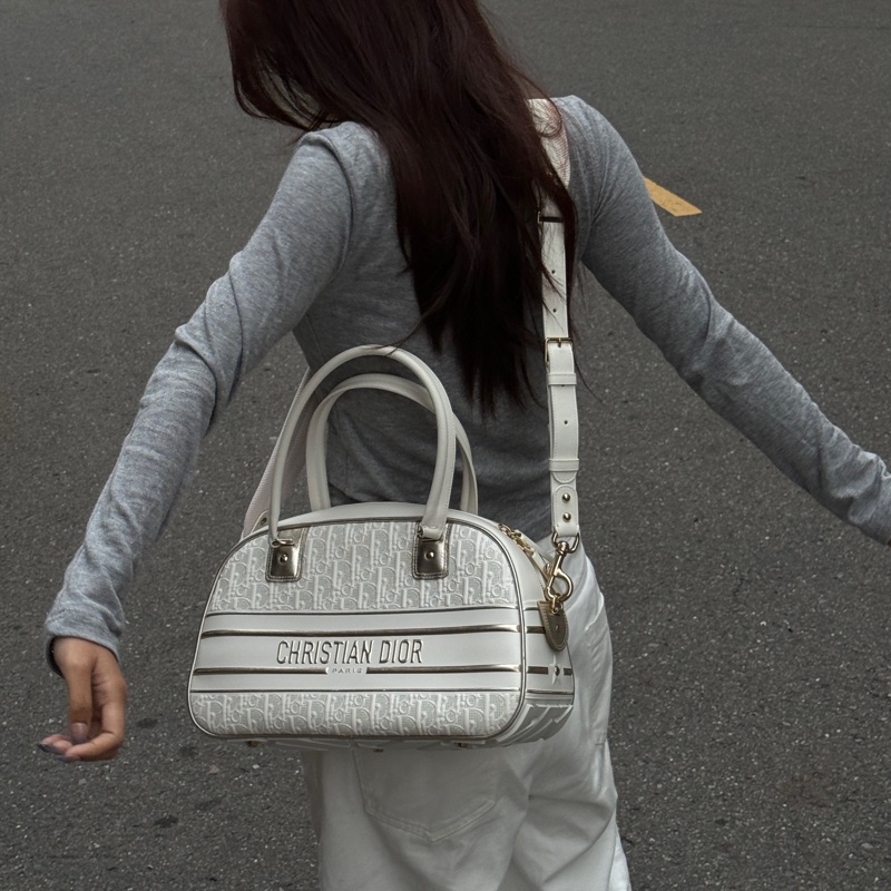 【超!級!新】 Dior Hobo Bowling 超限量款 老花保齡球包 (專櫃155,000)-8