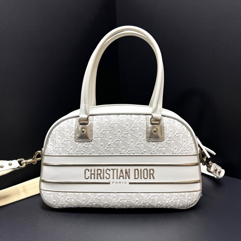 【超!級!新】 Dior Hobo Bowling 超限量款 老花保齡球包 (專櫃155,000)-14