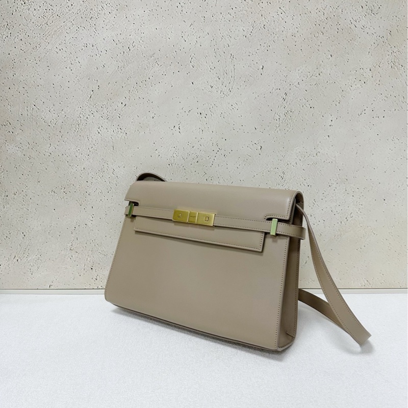 Saint Laurent 聖羅蘭 曼哈頓包 奶茶色 中號-2