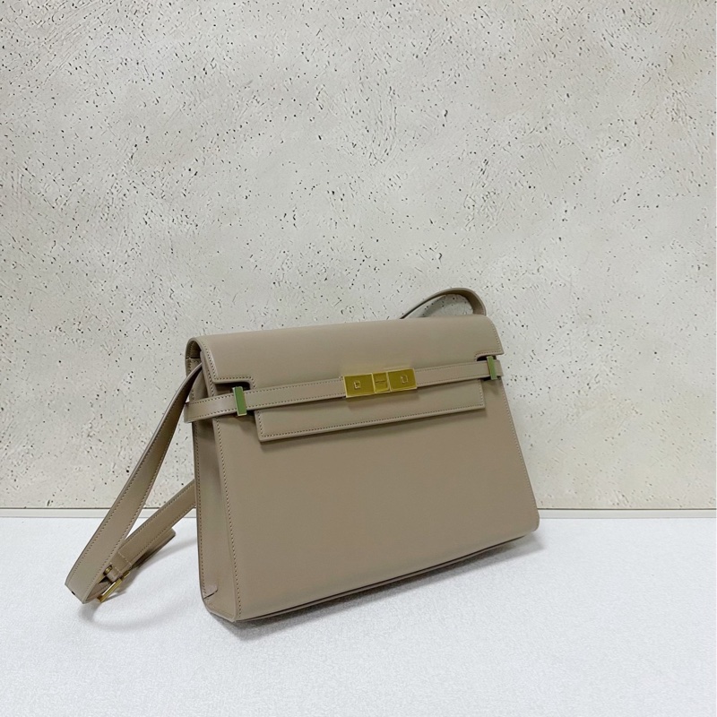 Saint Laurent 聖羅蘭 曼哈頓包 奶茶色 中號-3