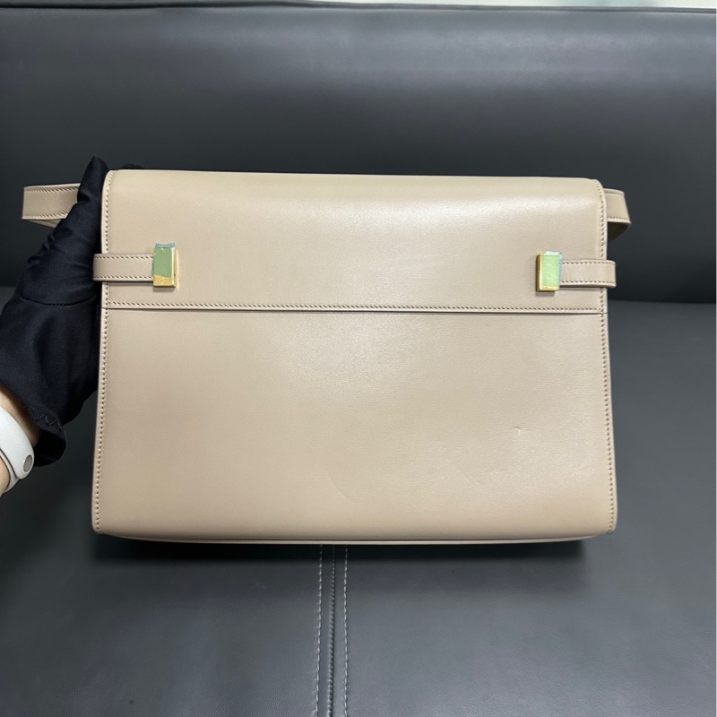 Saint Laurent 聖羅蘭 曼哈頓包 奶茶色 中號-9