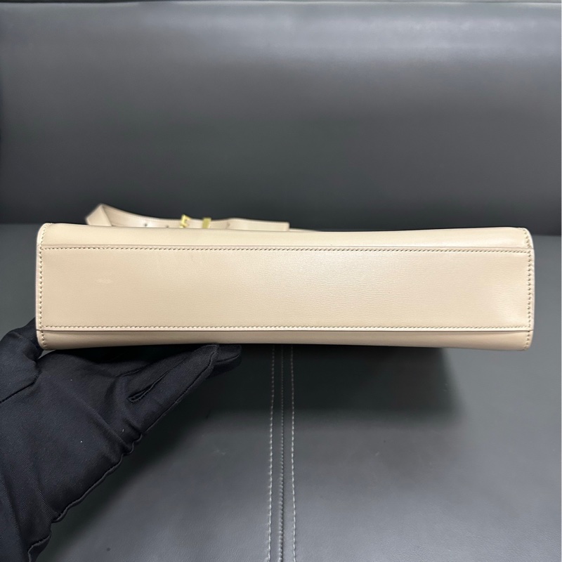 Saint Laurent 聖羅蘭 曼哈頓包 奶茶色 中號-12