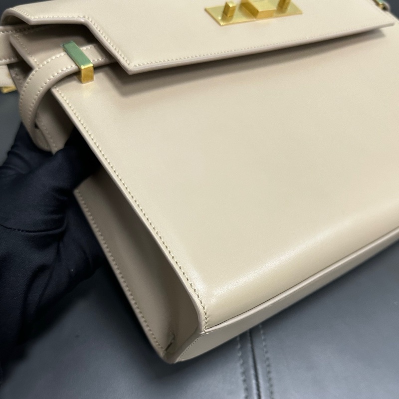 Saint Laurent 聖羅蘭 曼哈頓包 奶茶色 中號-13