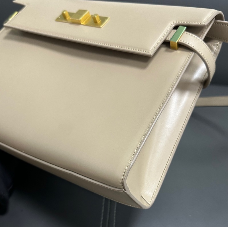 Saint Laurent 聖羅蘭 曼哈頓包 奶茶色 中號-14