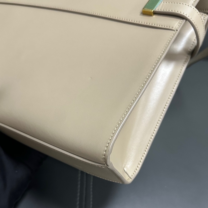 Saint Laurent 聖羅蘭 曼哈頓包 奶茶色 中號-16