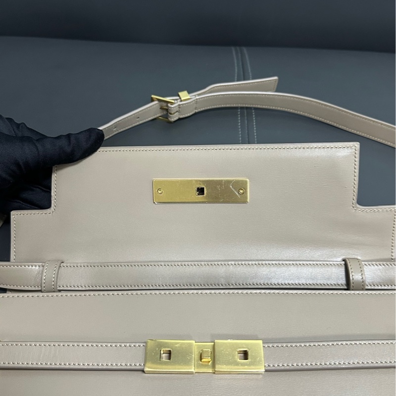 Saint Laurent 聖羅蘭 曼哈頓包 奶茶色 中號-19