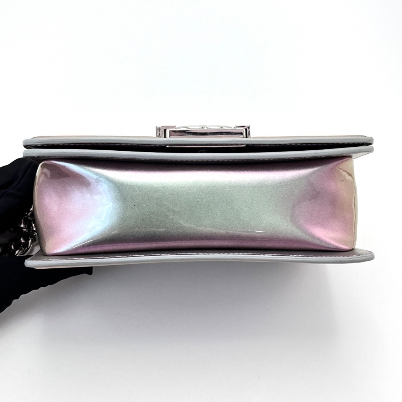 CHANEL 人魚姬 Leboy小號肩背斜背包20*13*7 98新配件塵袋-4