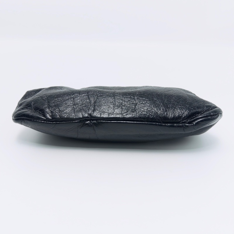 YSL 黑銀shoulderbag油蠟牛雲朵腋下肩背包 24.5*14*0.6 98新配件盒子塵袋-3