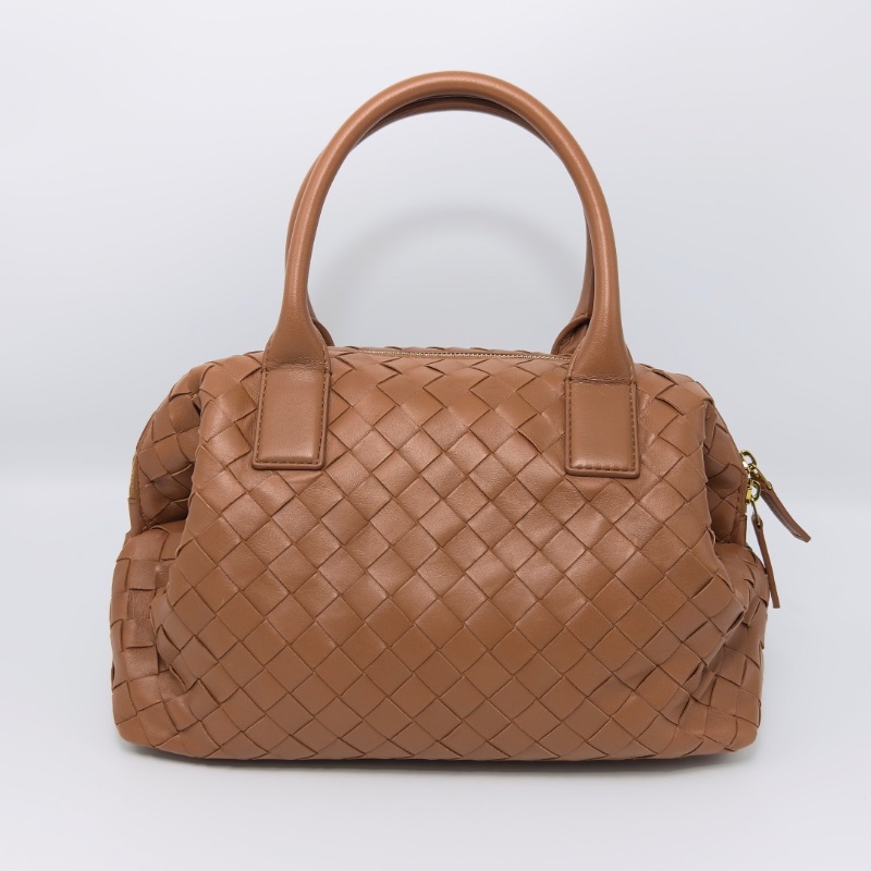 BV 棕色新款Bauletto中號手提肩背包30*17*12 98新配件塵袋購證-6