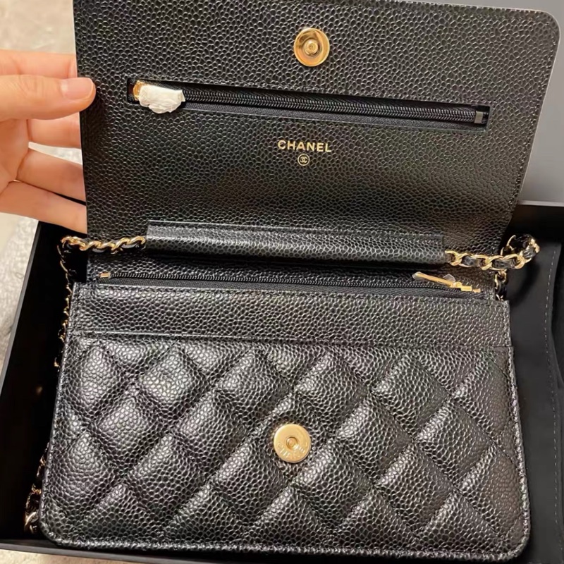 全網最低價 Chanel Woc 黑金 全新未用-3