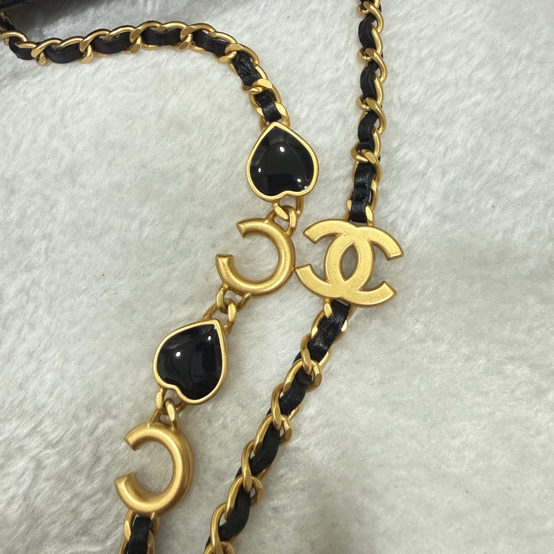 Chanel 香奈兒 黑色 長盒子 化妝箱 鏡子款-15