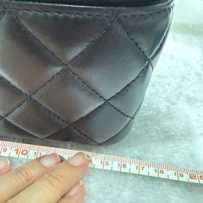 Chanel 香奈兒 黑色 長盒子 化妝箱 鏡子款-24