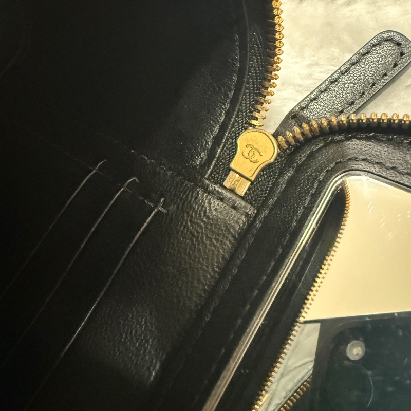 Chanel 香奈兒 黑色 長盒子 化妝箱 鏡子款-1