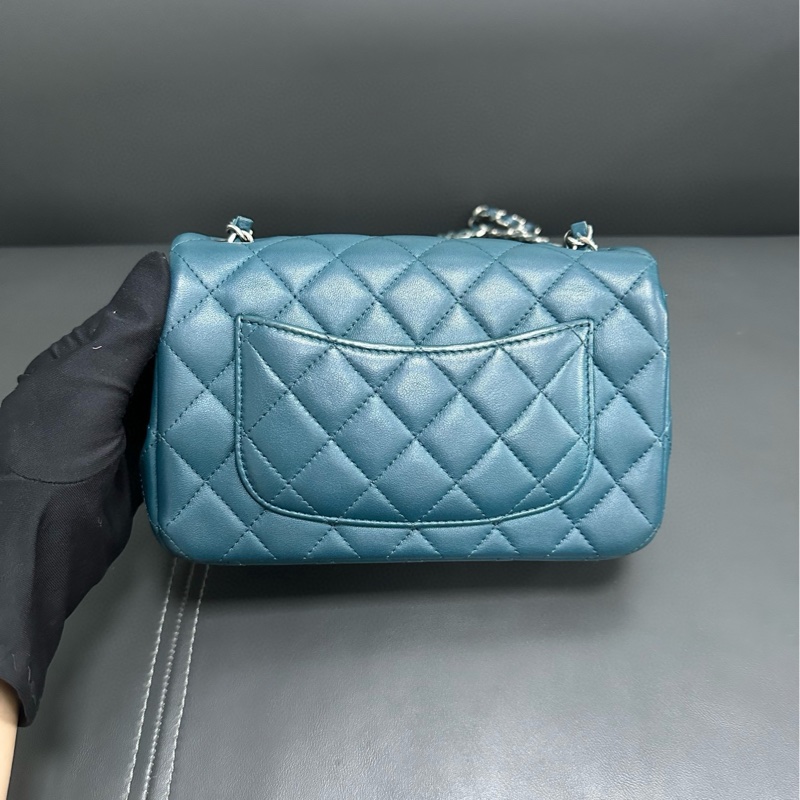 Chanel Mini Classic Flap 綠色-2