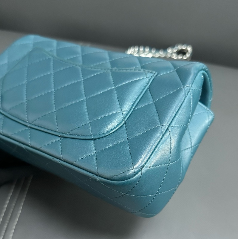 Chanel Mini Classic Flap 綠色-9