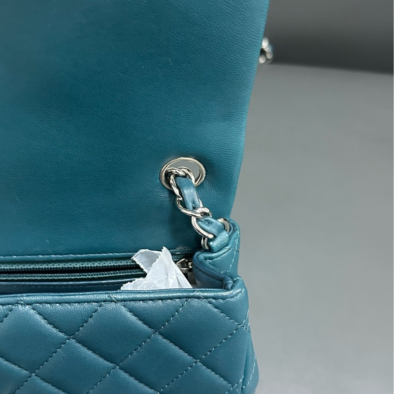Chanel Mini Classic Flap 綠色-13