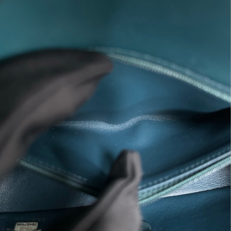 Chanel Mini Classic Flap 綠色-14