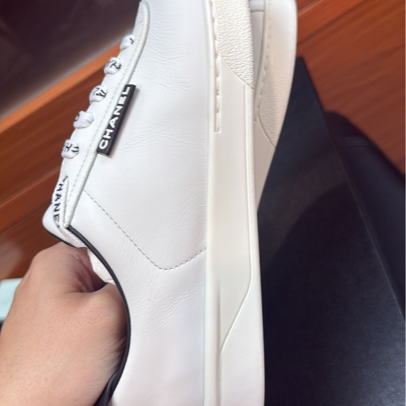 未使用品 Chanel黑白熊貓保齡球鞋 徳訓鞋 38碼-6