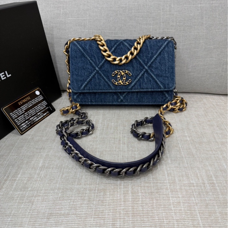 CHANEL 19丹寧/牛仔 WOC-0