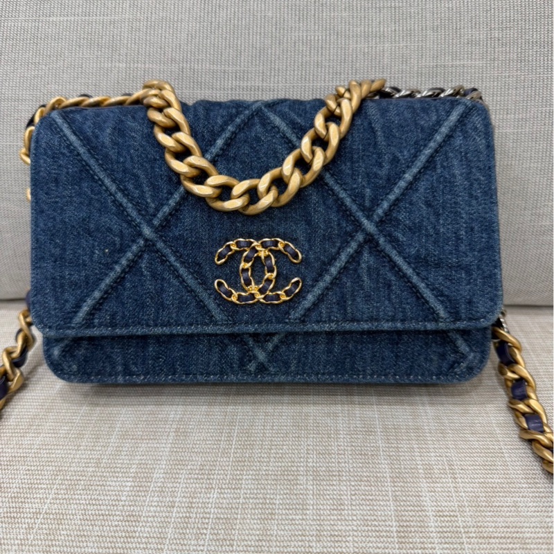 CHANEL 19丹寧/牛仔 WOC-5