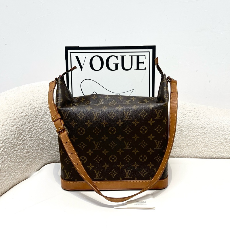 LV/路易威登 經典老花滿印 莎朗斯通聯名款手提單肩包 容量大 超實用 尺寸：30*30cm-0