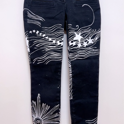 Chanel 香奈兒印花褲子