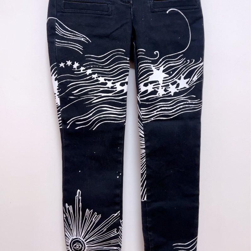 Chanel 香奈兒印花褲子-0