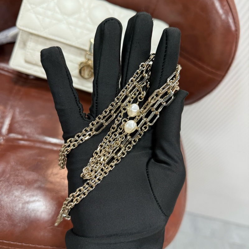 Dior 迪奧 Daily 新款小號鏈條包 白金藤格紋羊皮金扣 尺寸19.5×12.5×5cm-3