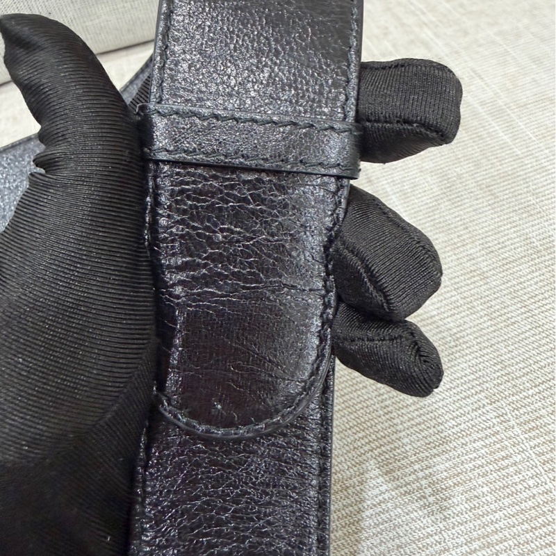 DIOR 30Montaigne 蒙田Box黑色牛皮/油蠟皮金扣 肩背包 斜背包-30