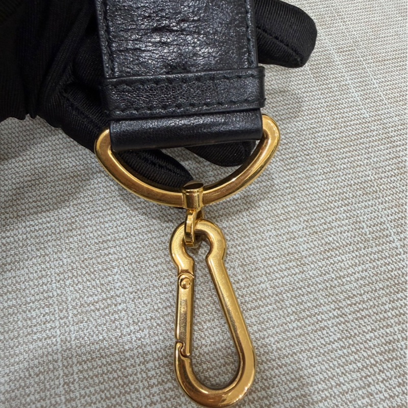 DIOR 30Montaigne 蒙田Box黑色牛皮/油蠟皮金扣 肩背包 斜背包-31