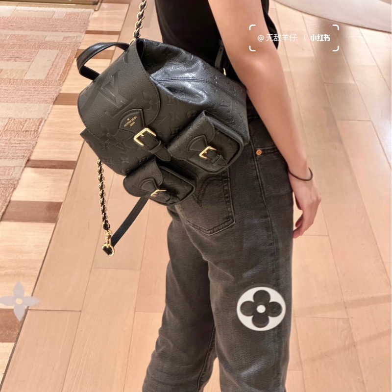 LV M47072 Backup 新款後背包黑色-3