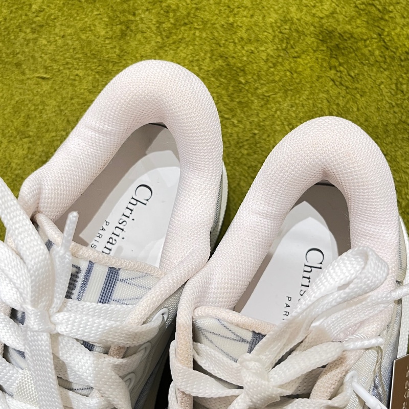 1223 Dior迪奧白色秀款動物園厚底休閒鞋 37.5碼-5