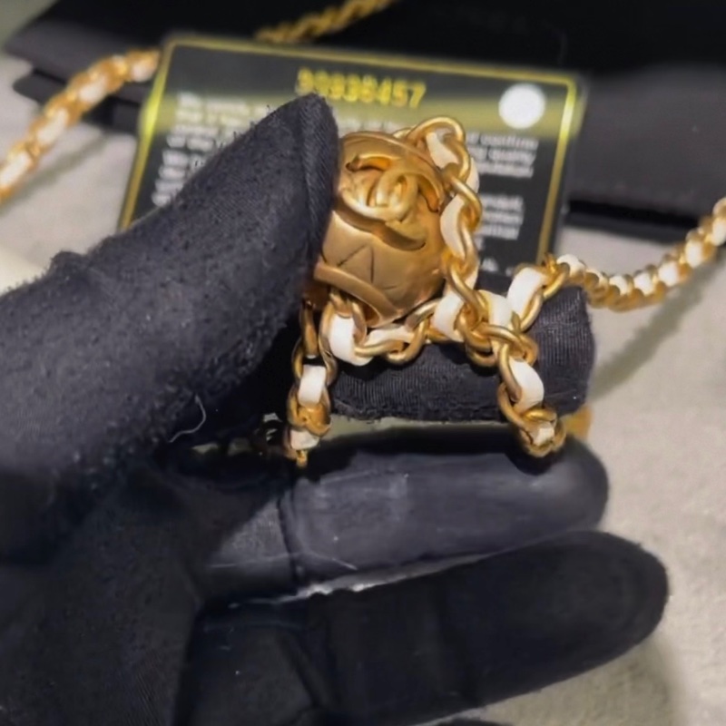 ✨全網最低價!Chanel woc mini白金 金球 羊皮 腰包單肩斜挎包 30開-7