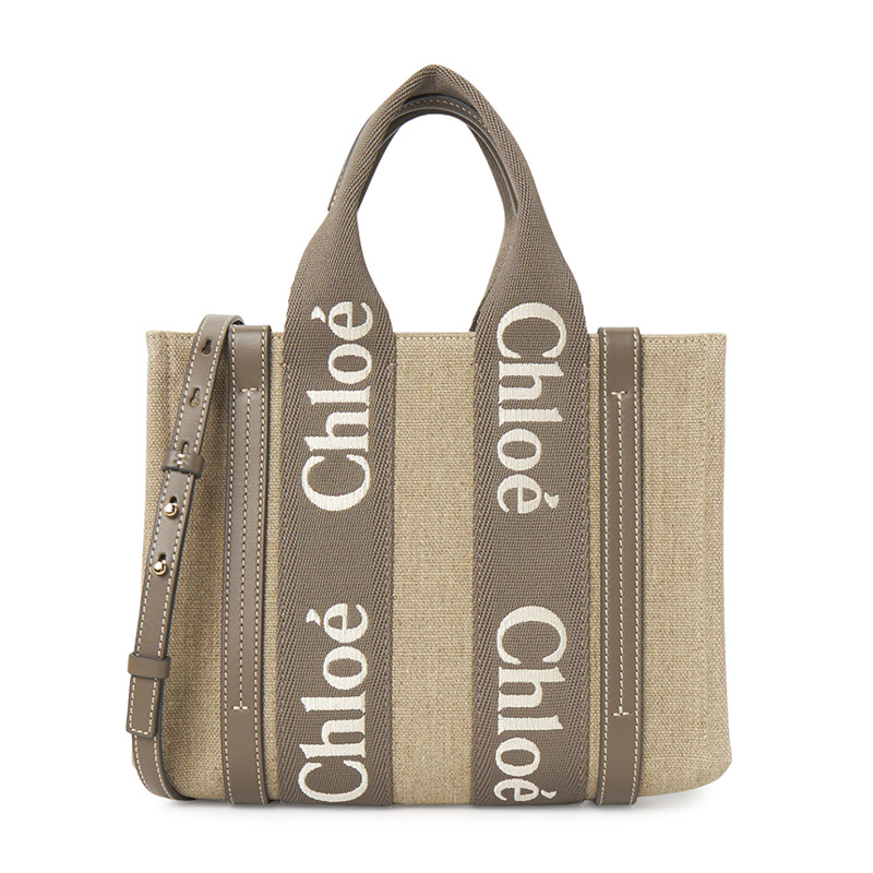 CHLOE 小型 Woody 手提包 CHC23AS397L17 036-1