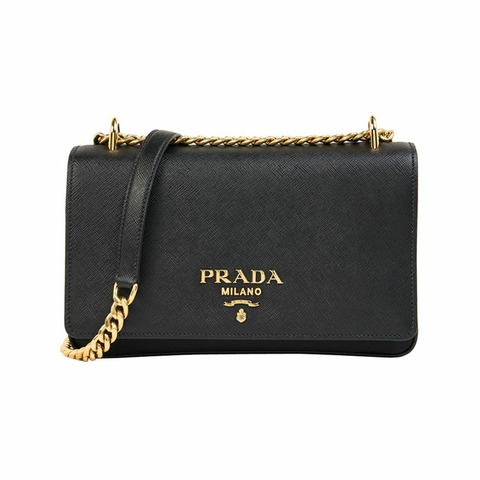 PRADA Saffiano 鏈條單肩包（牛皮）1BD009 ZMY F0632