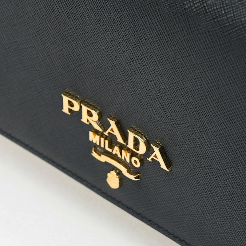PRADA Saffiano 鏈條單肩包(牛皮)1BD009 ZMY F0632-5