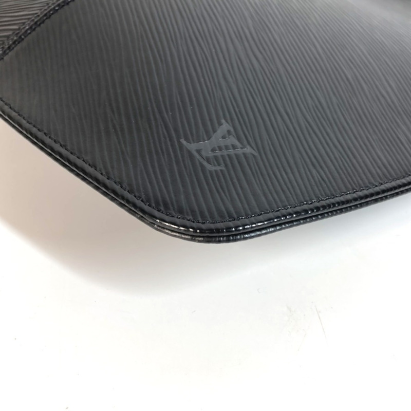 路易威登 M52682 Epi Demilune 女士皮革手提包,黑色-4