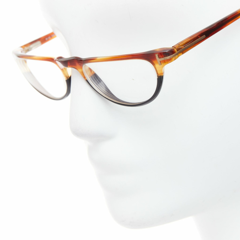 TOM FORD TF5117 brown tortoise half sphere prescription reading glasses-1