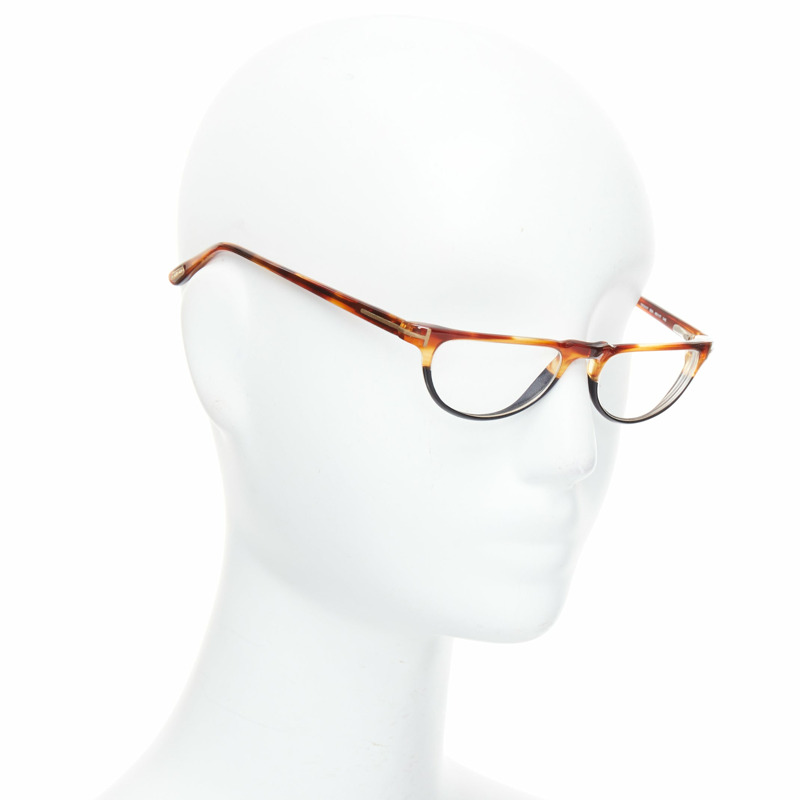 TOM FORD TF5117 brown tortoise half sphere prescription reading glasses-2