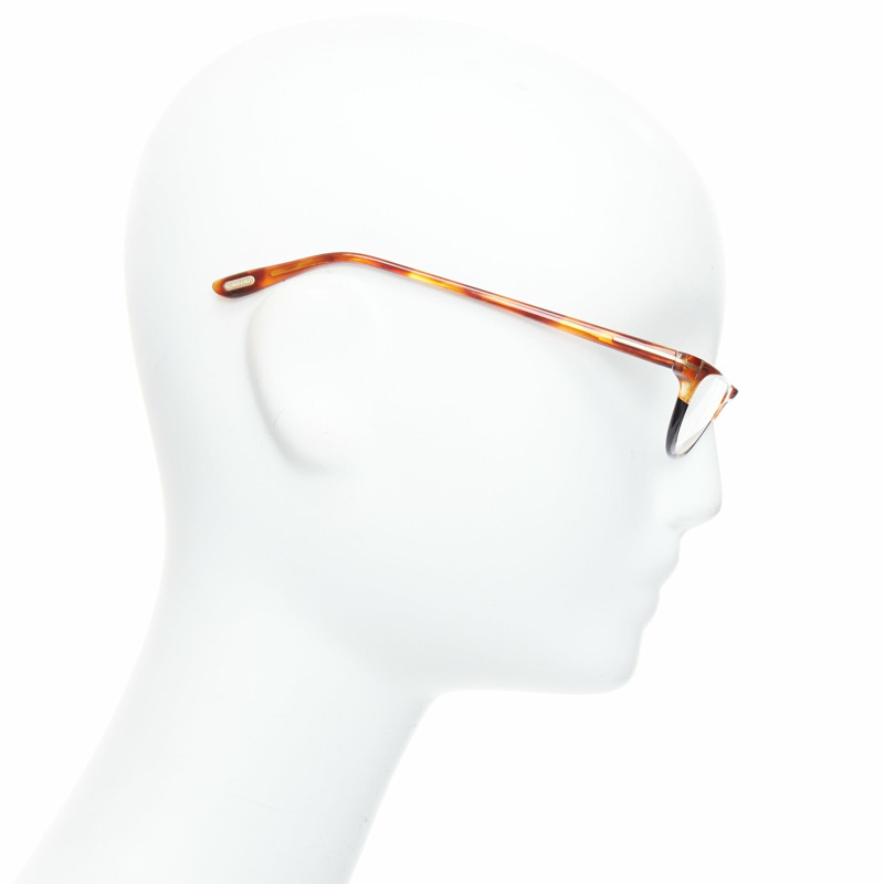 TOM FORD TF5117 brown tortoise half sphere prescription reading glasses-3