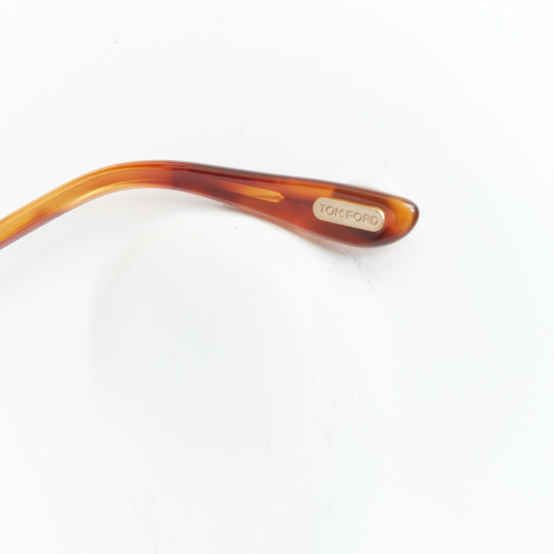 TOM FORD TF5117 brown tortoise half sphere prescription reading glasses-5