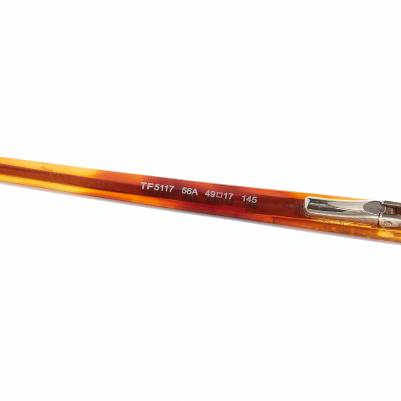 TOM FORD TF5117 brown tortoise half sphere prescription reading glasses-6