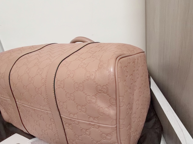 Gucci 壓皮紋波士頓包-3