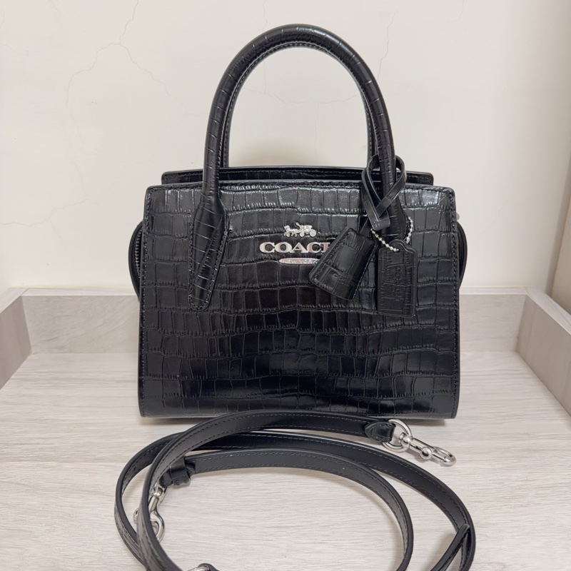 coach 壓紋 手提包 肩背包-0