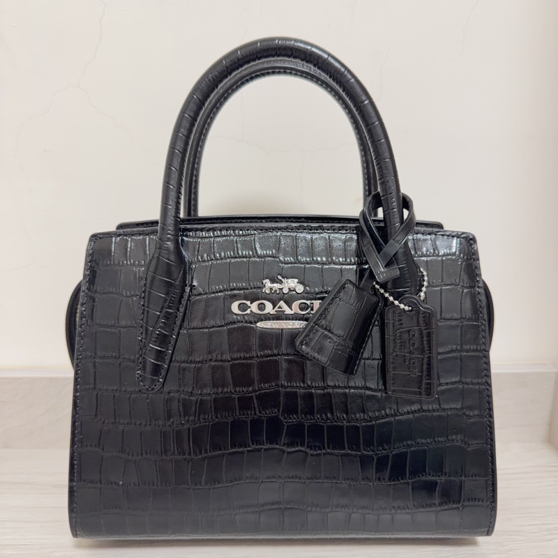 coach 壓紋 手提包 肩背包-1