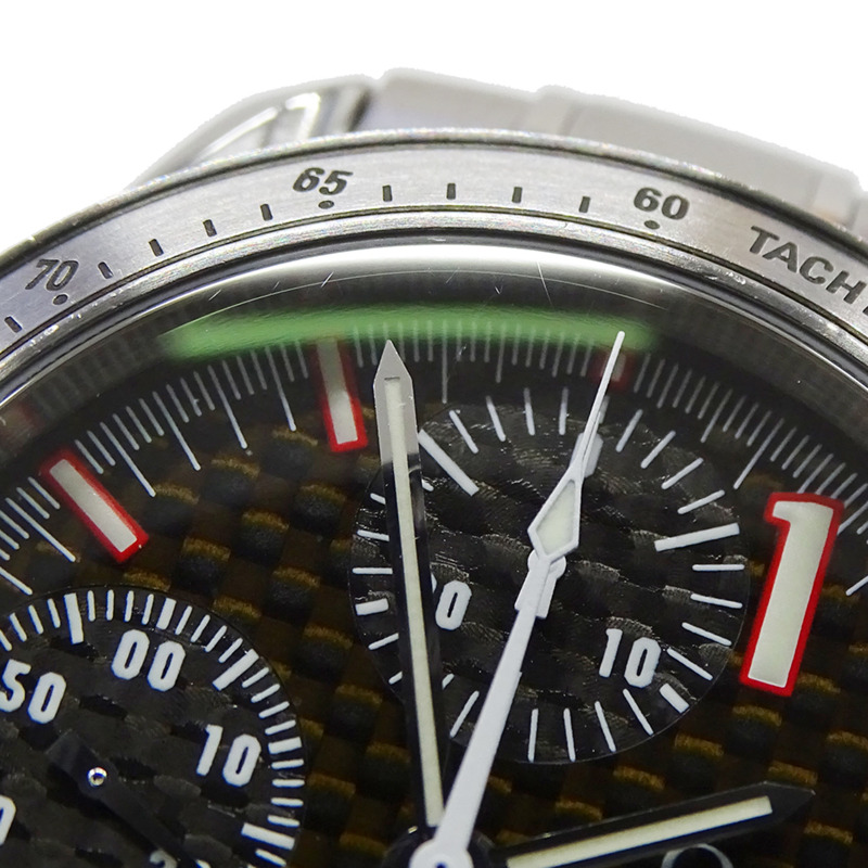 歐米茄超霸系列賽車腕錶 3519.50 男士腕錶,邁克爾·舒馬赫簽名款,限量發行 11,111 枚,自動上鍊,精鋼錶殼,銀/黑色,拋光處理-6